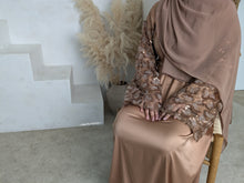 Load image into Gallery viewer, Marwa - Satin Embellished Abaya
