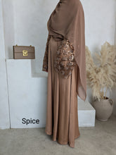 Load image into Gallery viewer, Marwa - Satin Embellished Abaya
