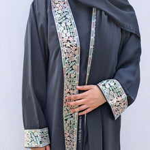 Load image into Gallery viewer, Floral Pastel Embroidery Abaya set
