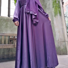Load image into Gallery viewer, Satin Abaya dress
