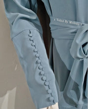 Load image into Gallery viewer, Iqra - Powder Blue abaya 
